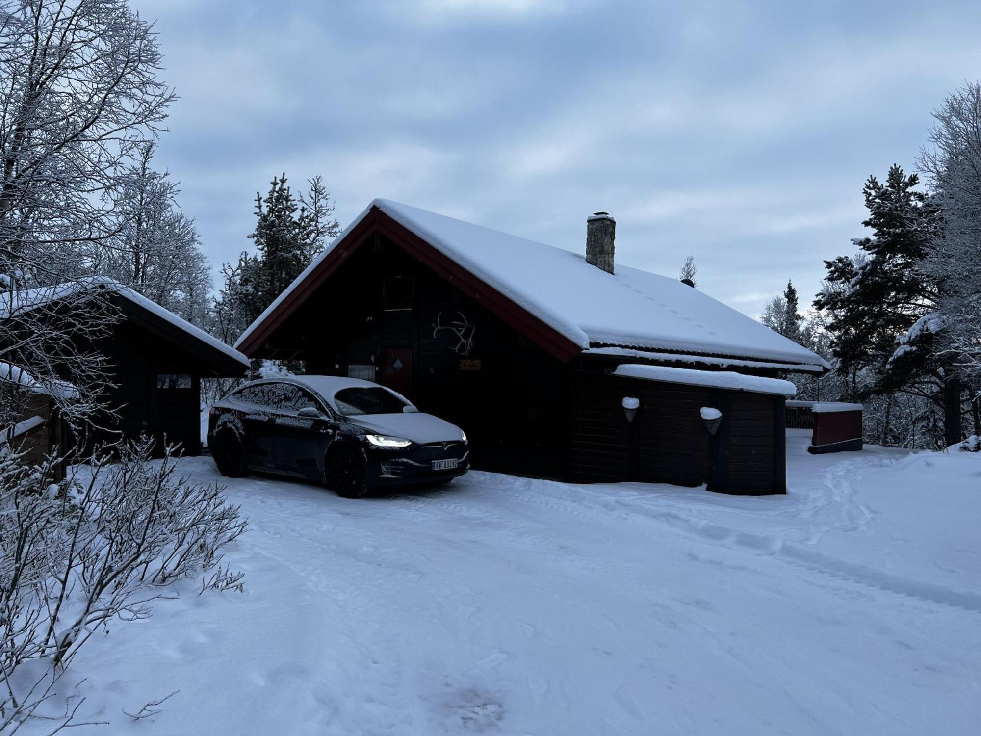 Koselig Hytte Med Usjenert Og Solrik Beliggenhet Geilo Luaran gambar