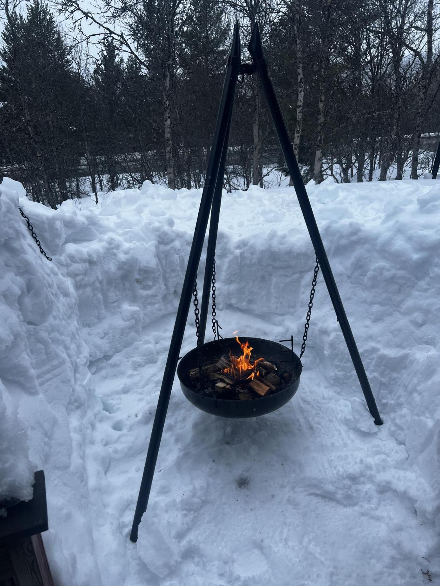 Koselig Hytte Med Usjenert Og Solrik Beliggenhet Geilo Luaran gambar