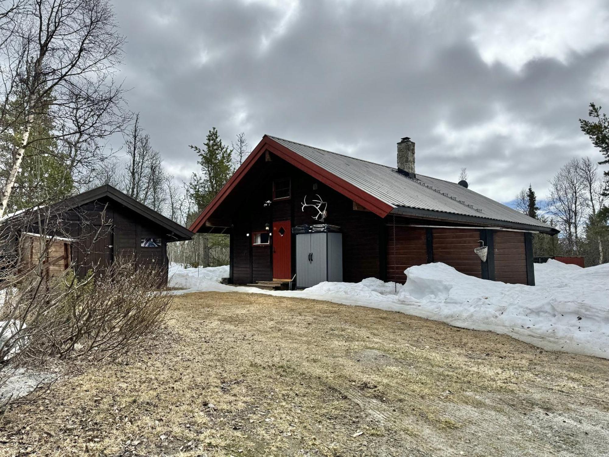 Koselig Hytte Med Usjenert Og Solrik Beliggenhet Geilo Luaran gambar